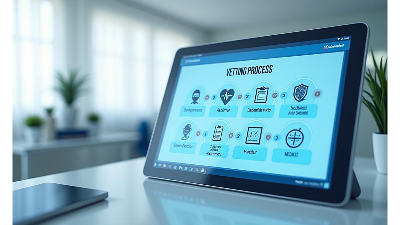 Detailed flowchart of Aqua Haul's crew screening process